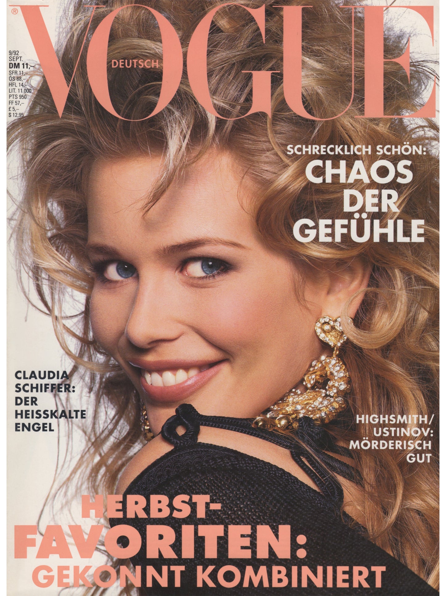 VOGUE GERMANY SEPTEMBER 1992