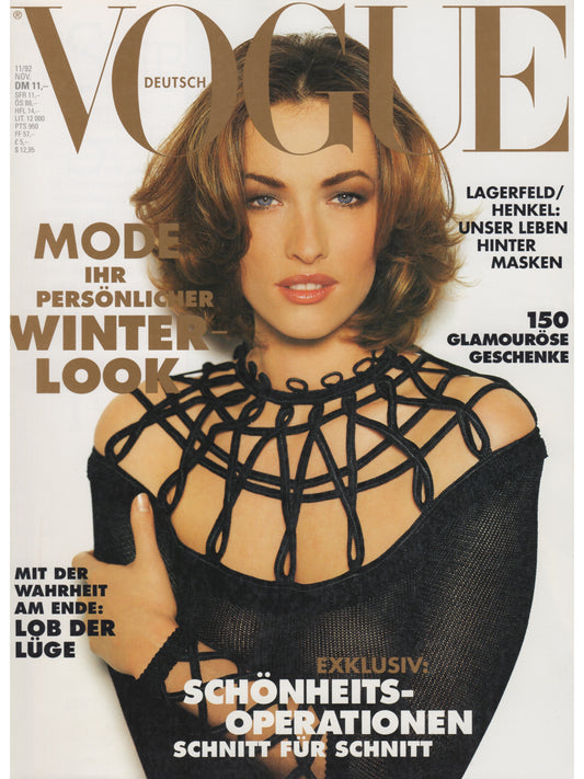 VOGUE GERMANY NOVEMBER 1992