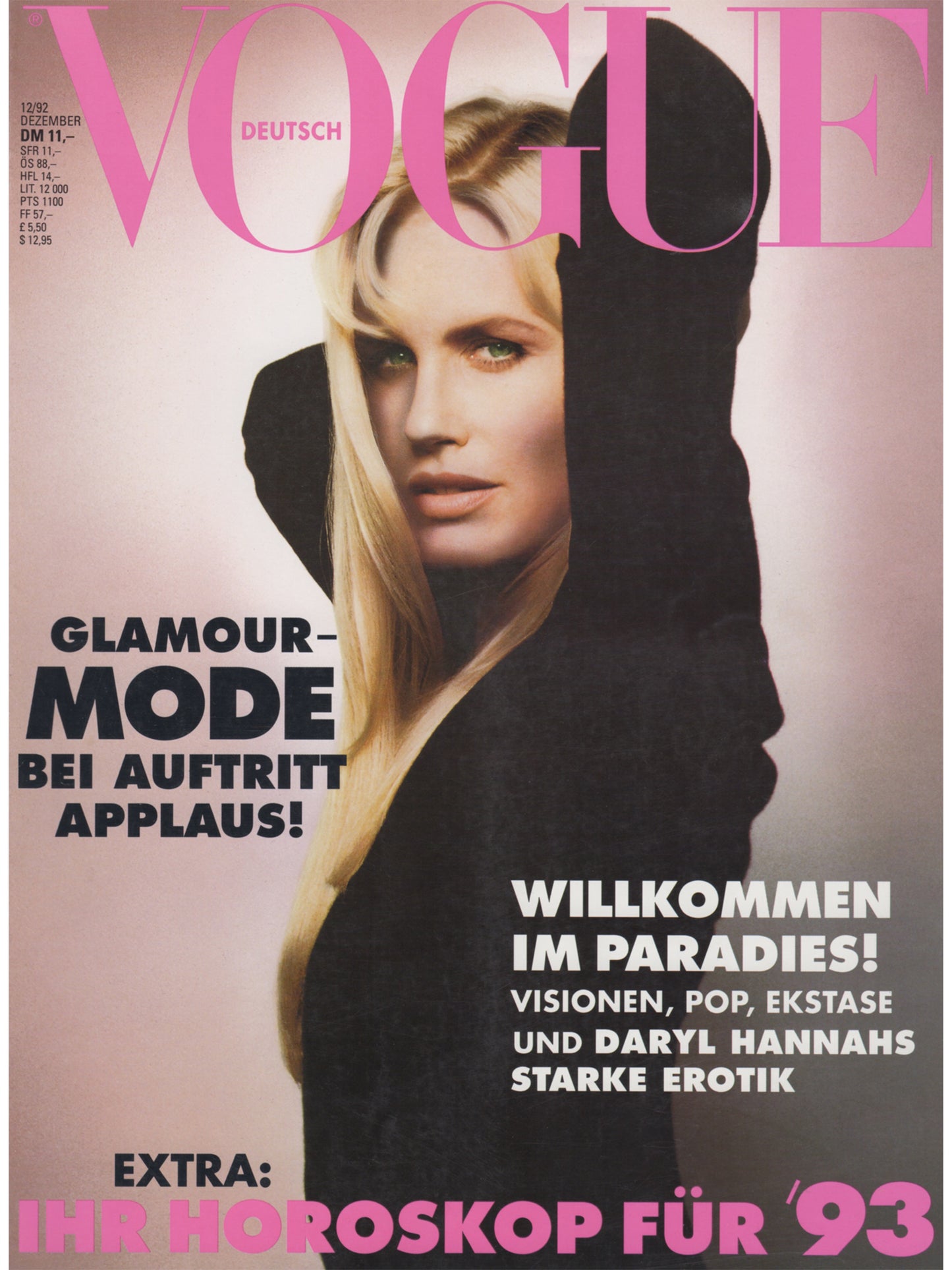 VOGUE GERMANY DECEMBER 1992