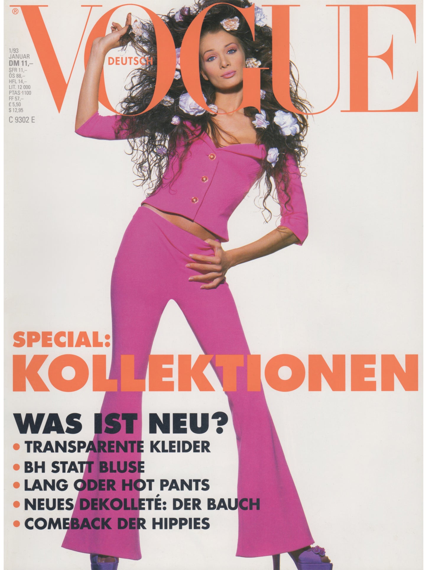 VOGUE GERMANY JANUARY 1993