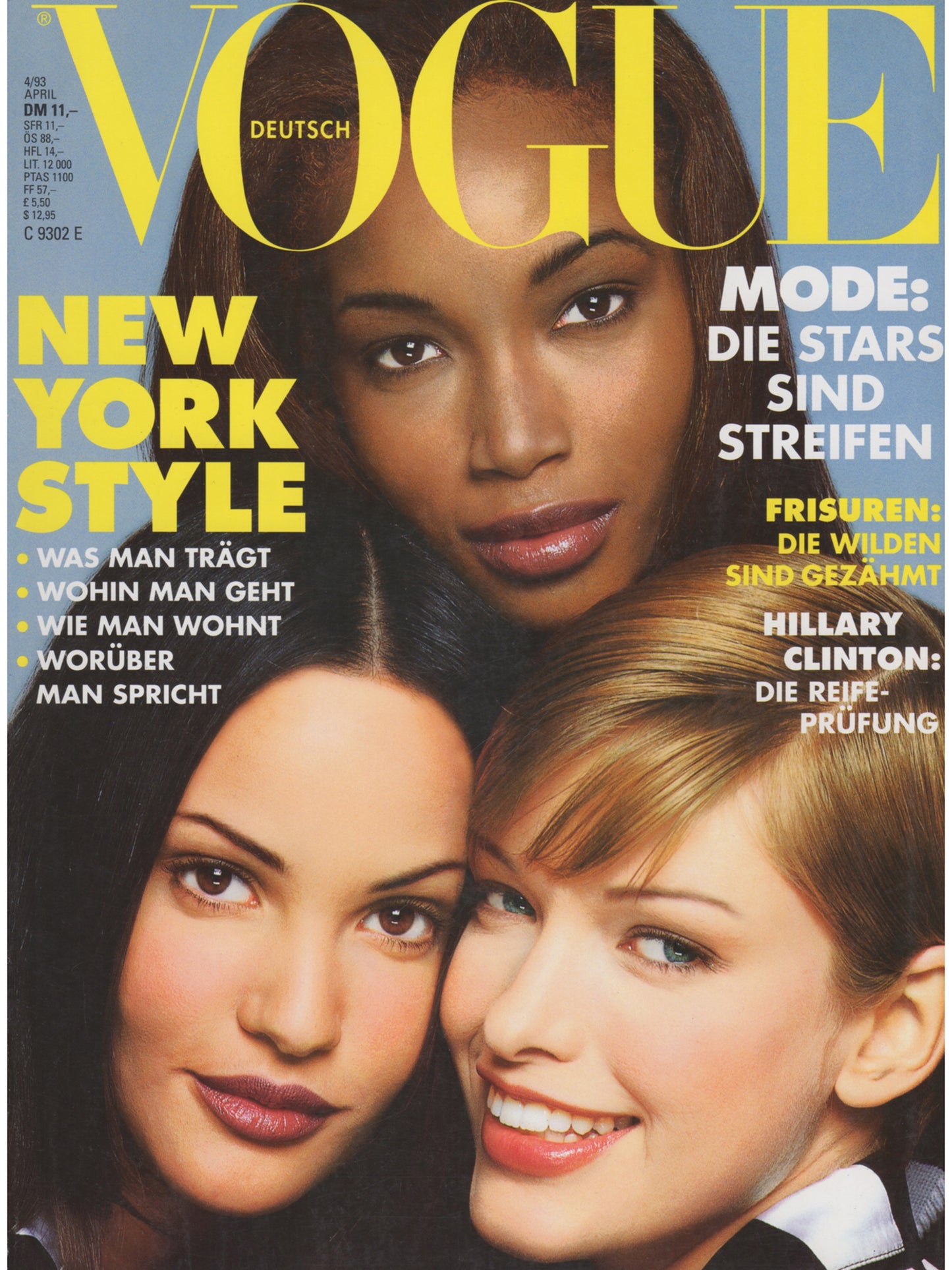 VOGUE GERMANY APRIL 1993