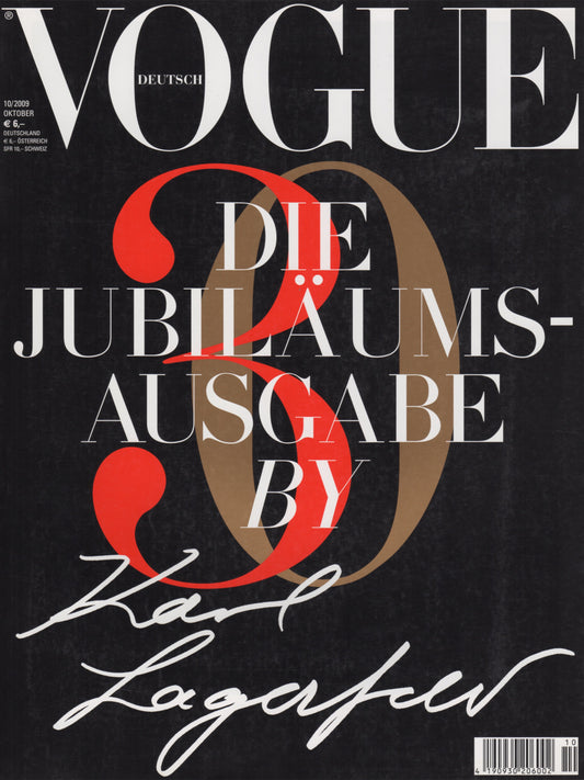 VOGUE GERMANY October 2009 - 30 Year Anniversary Issue
