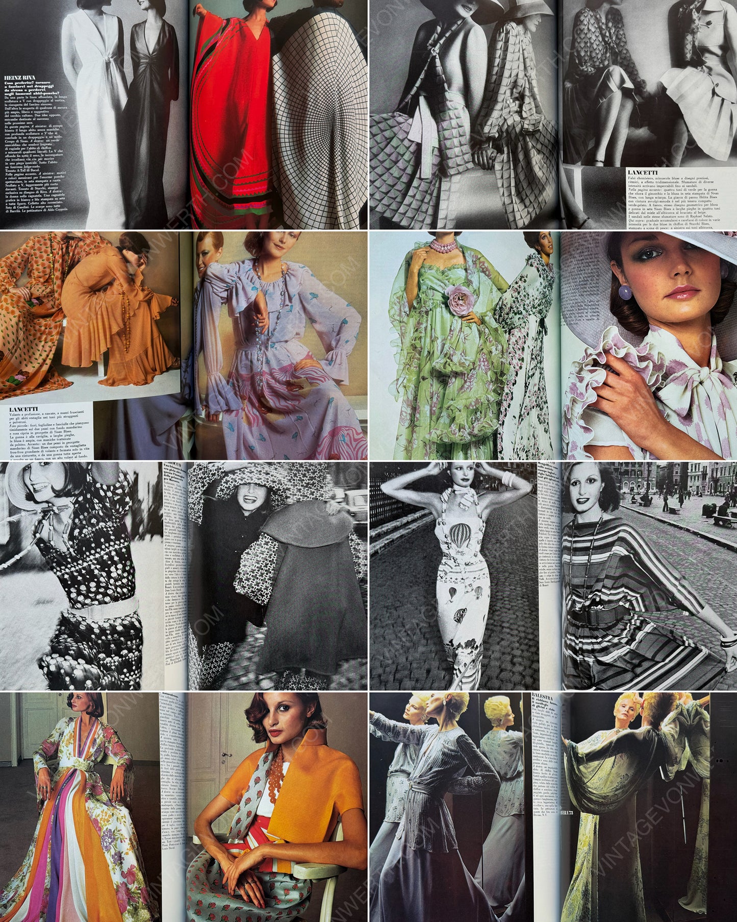 VOGUE ITALIA March 1973 w/ Paris Haute Couture Supplement