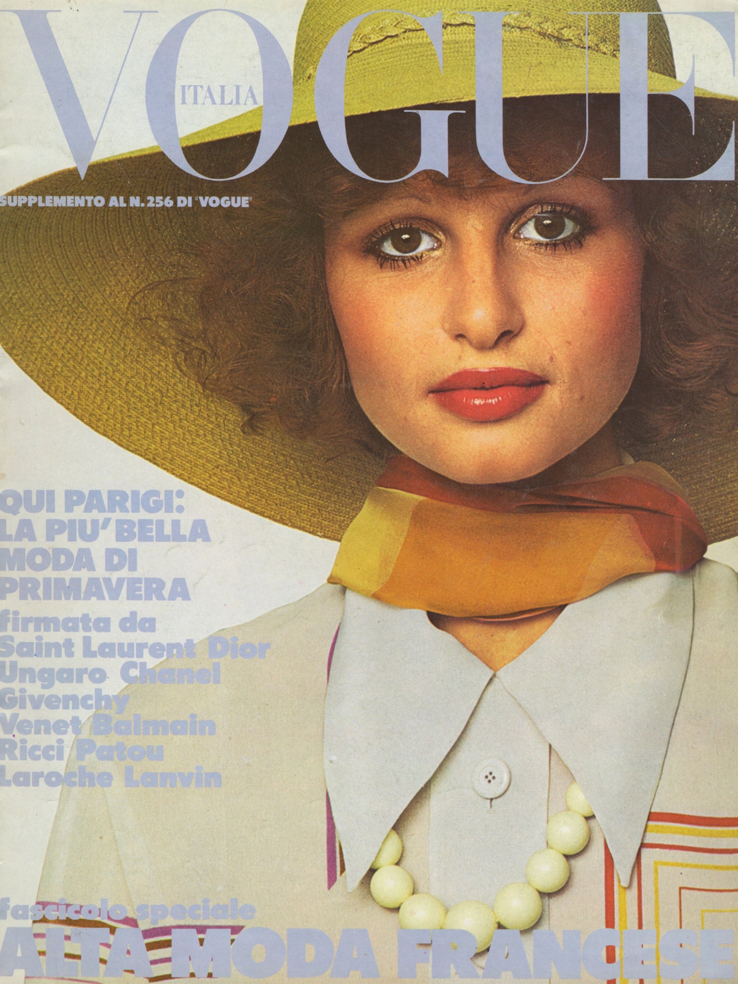 VOGUE ITALIA March 1973 w/ Paris Haute Couture Supplement