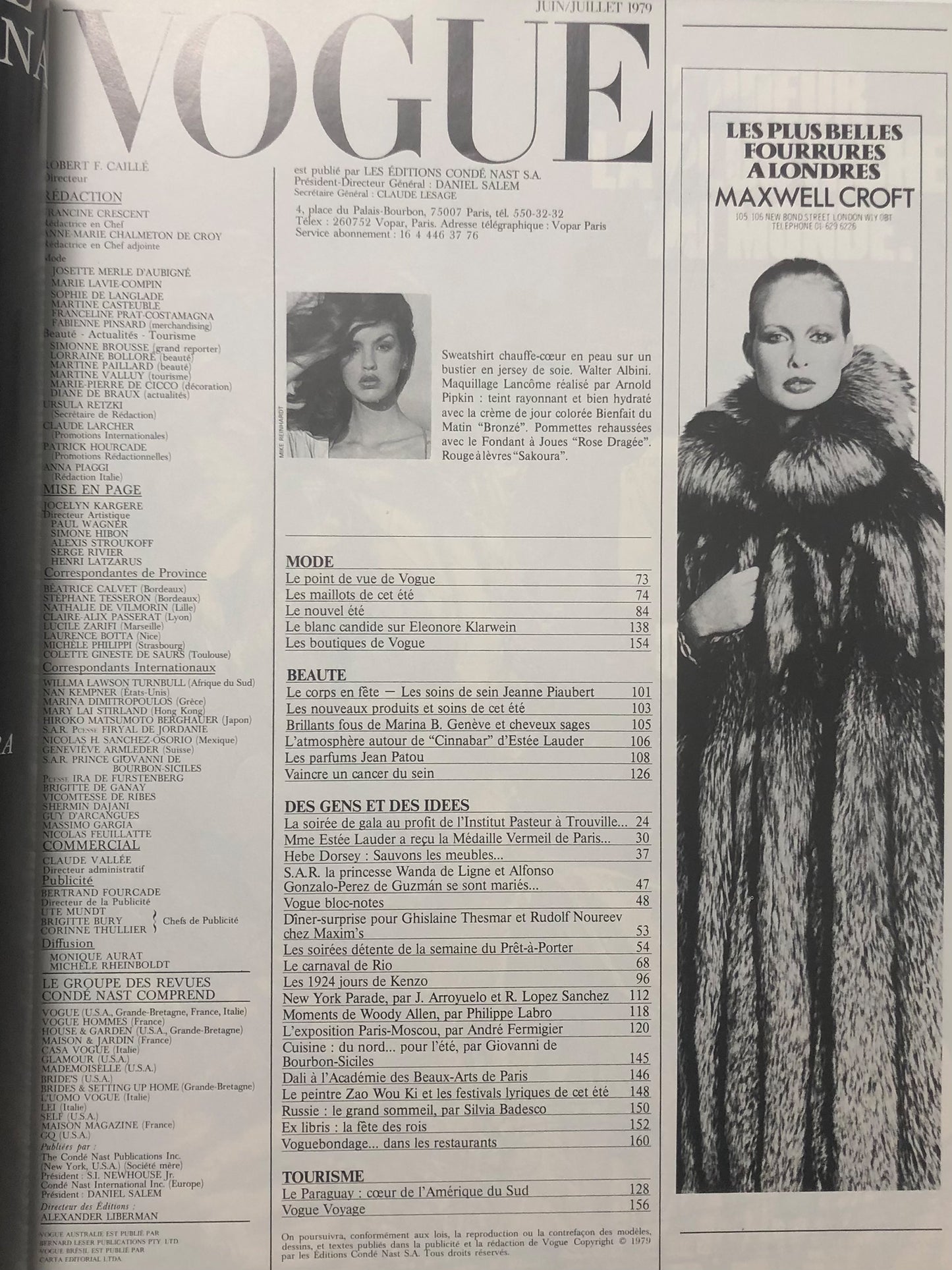 VOGUE PARIS June/July 1979