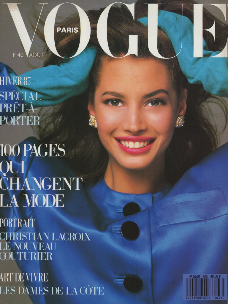 １９８７年　VOGUEフランス ２月号 VOGUE PARIS August 1987 – VINTAGE VON WERTH