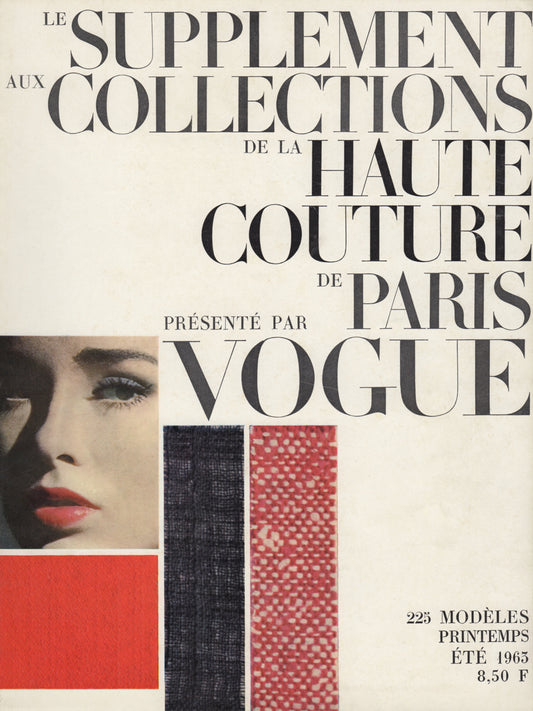 VOGUE PARIS Summer 1963 Haute Couture Collections Supplement