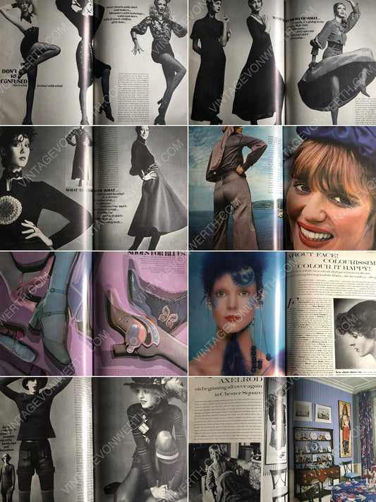 BRITISH VOGUE UK FEBRUARY 1971