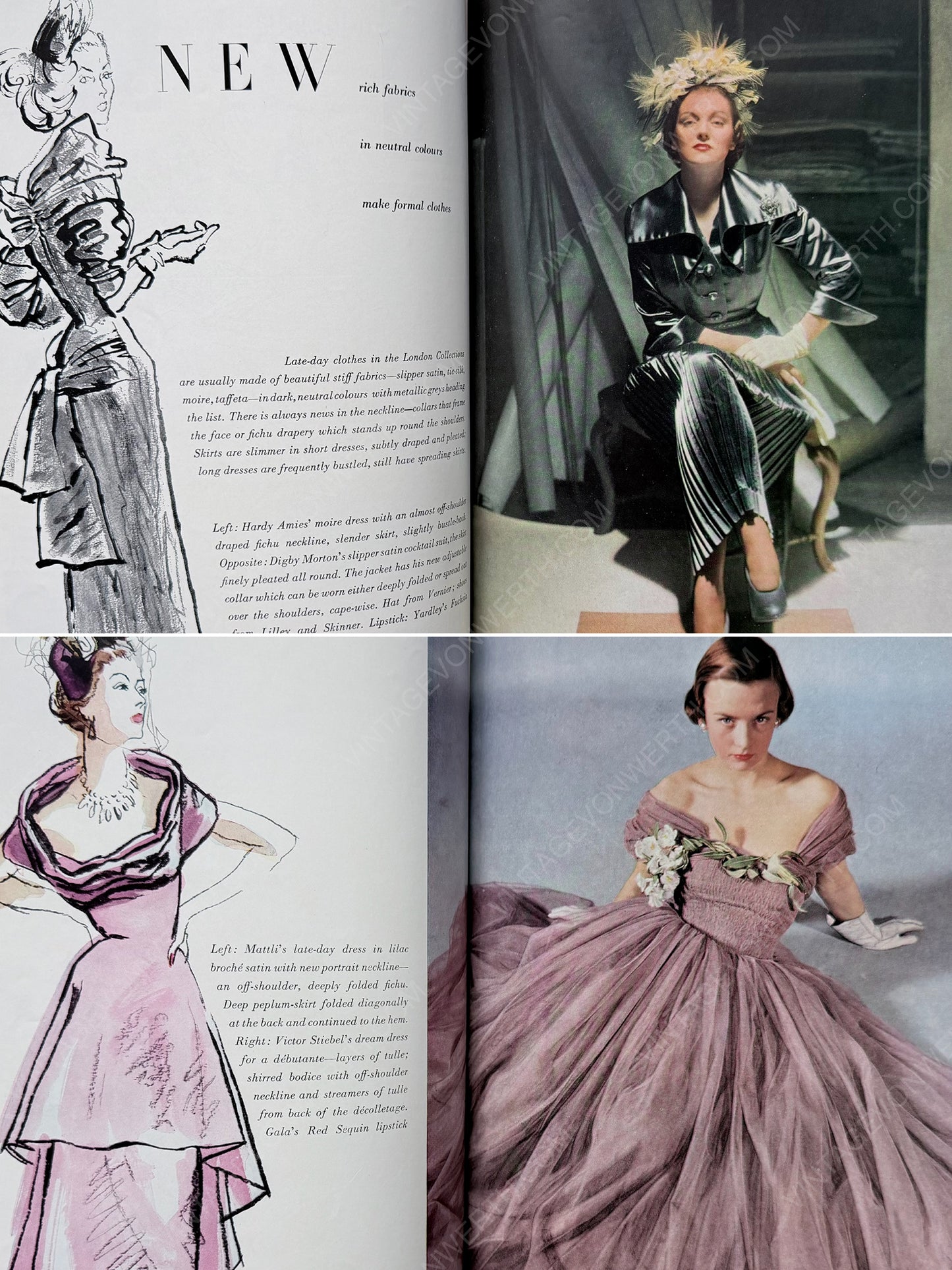 BRITISH VOGUE UK APRIL 1949