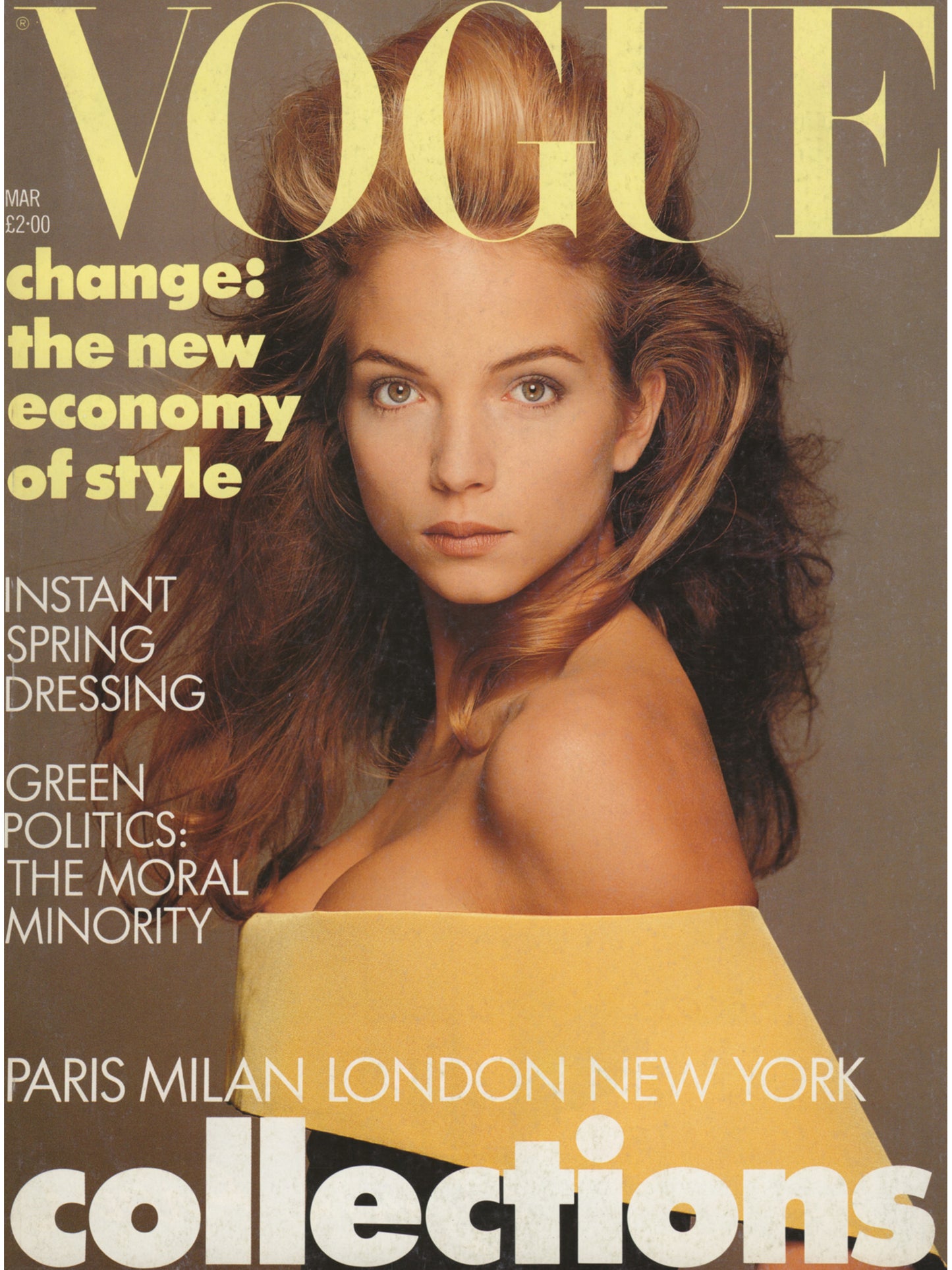 British Vogue UK March 1988