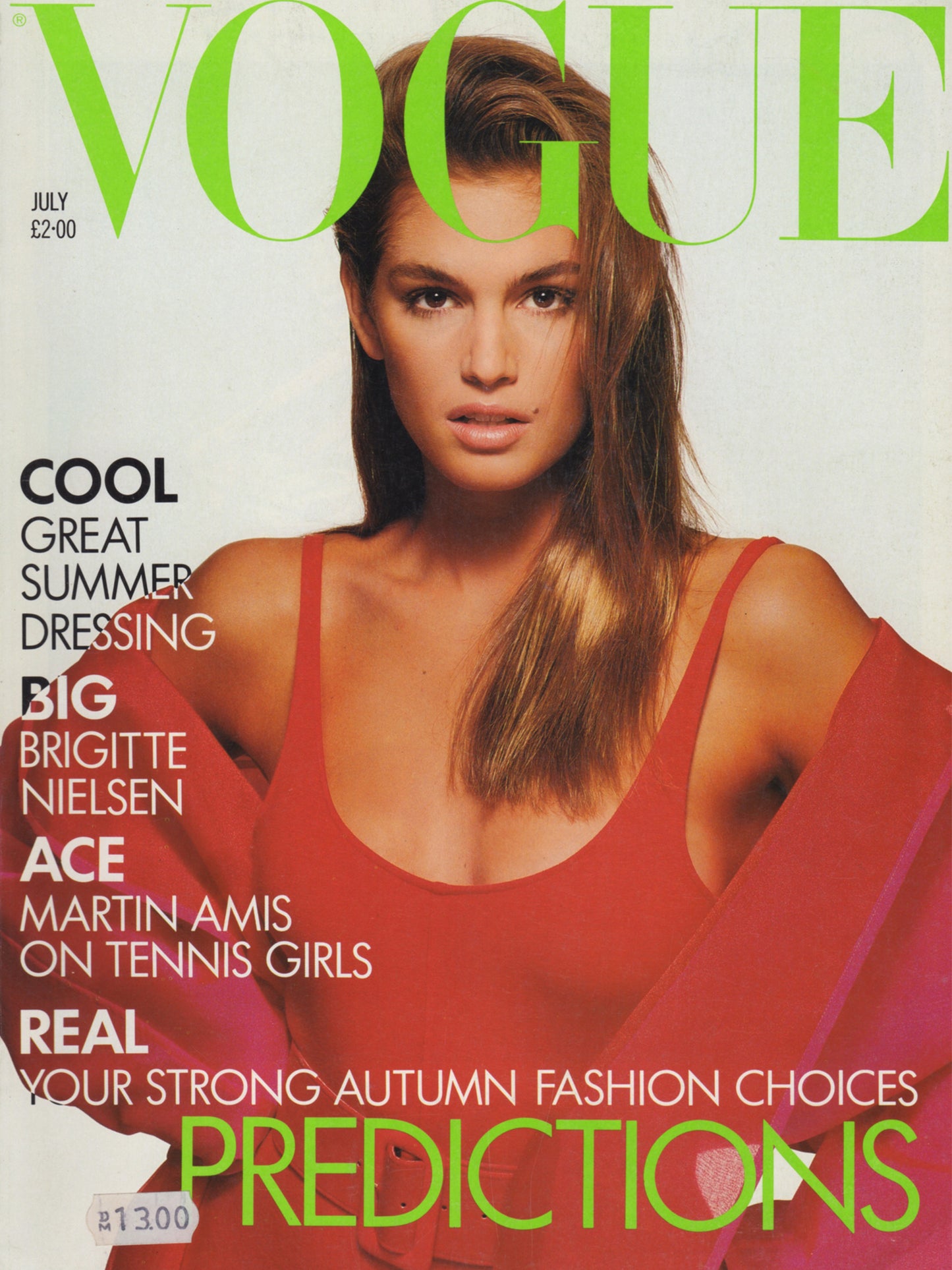 British Vogue UK July 1988