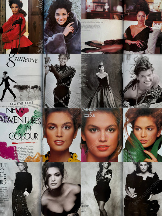 BRITISH VOGUE UK AUGUST 1988