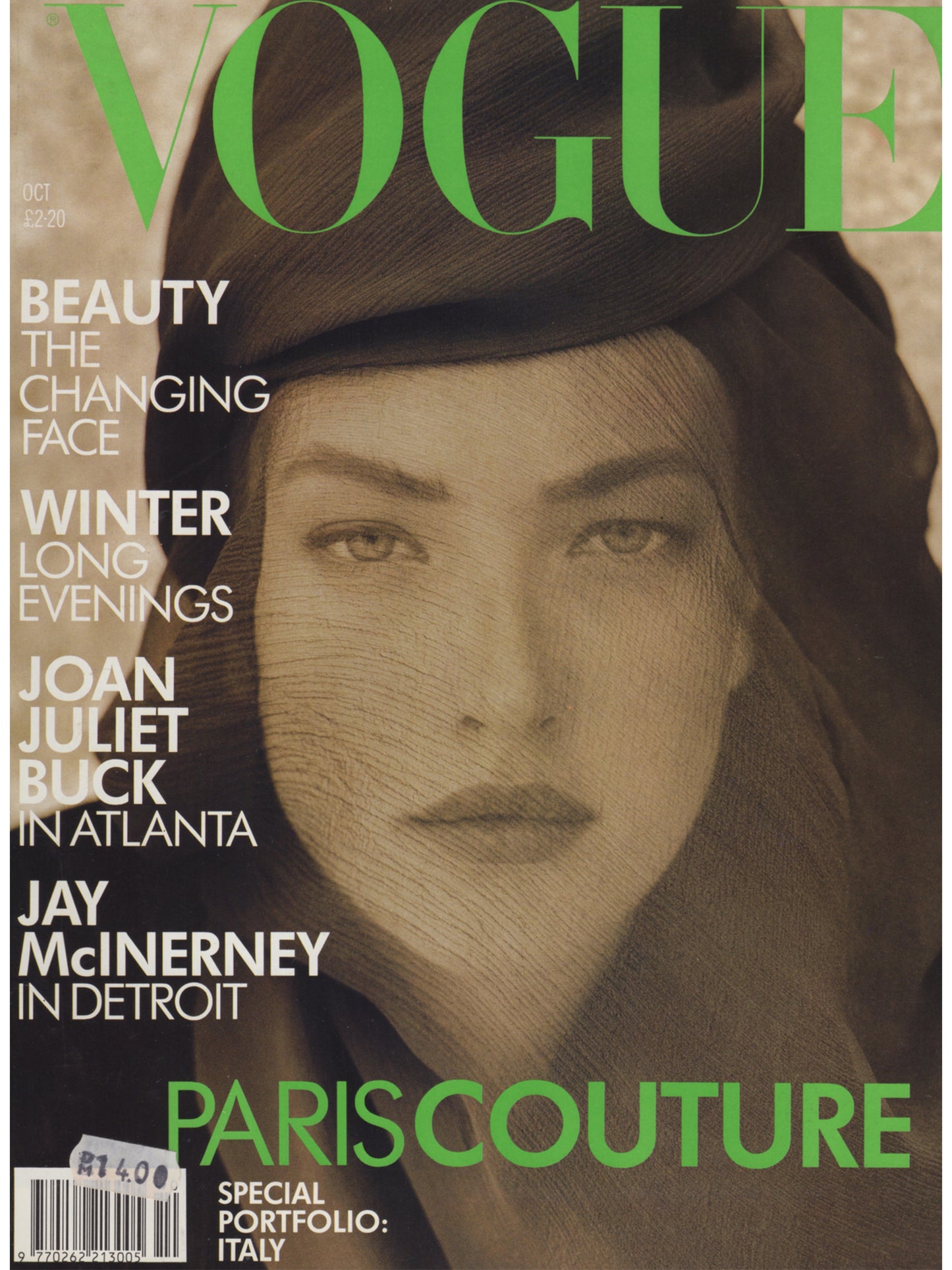 British Vogue UK October 1988