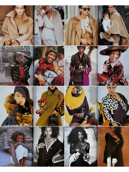 BRITISH VOGUE UK NOVEMBER 1989
