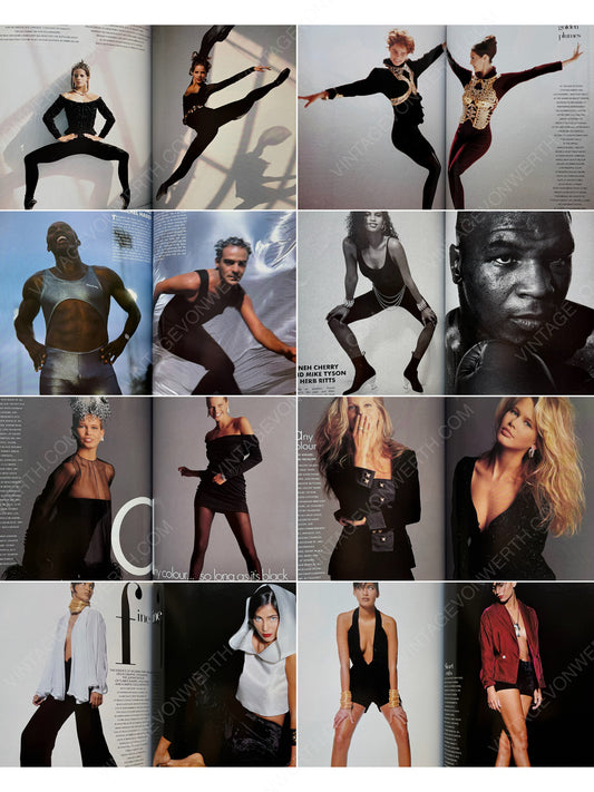 BRITISH VOGUE UK DECEMBER 1989