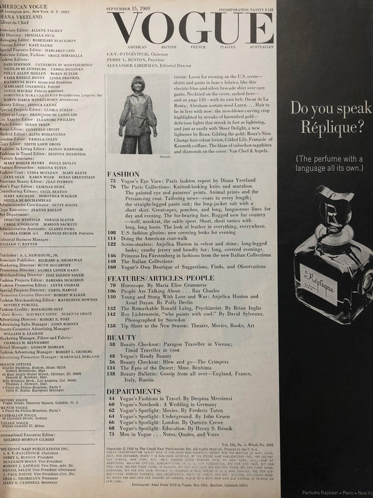 VOGUE US SEPTEMBER 15, 1969