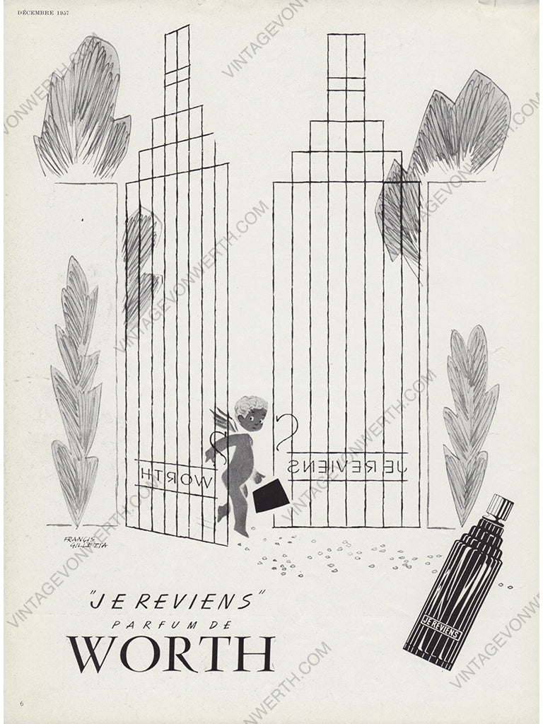 LANVIN 1957 Vintage Print Advertisement Hosiery René Gruau 1950s