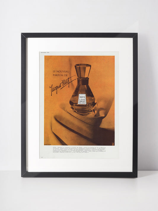 JACQUES FATH 1961 Vintage Advertisement 1960s Perfume Ad Fath's Love