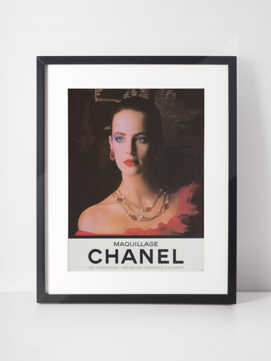 CHANEL 1984 Vintage Print Advertisement Beauty 1980s Magazine Ad