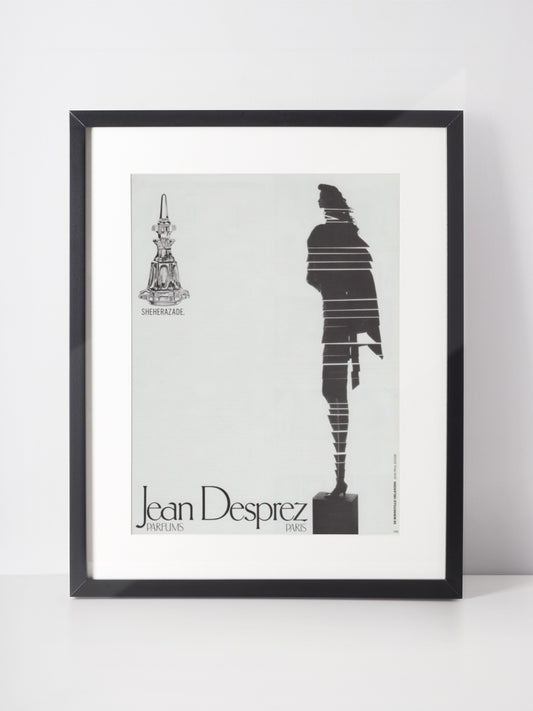 JEAN DESPREZ 1985 Vintage Print Advertisement Perfume 1980s Magazine Ad