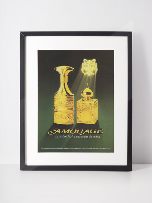 AMOUAGE 1985 Vintage Print Advertisement Perfume 1980s Magazine Ad