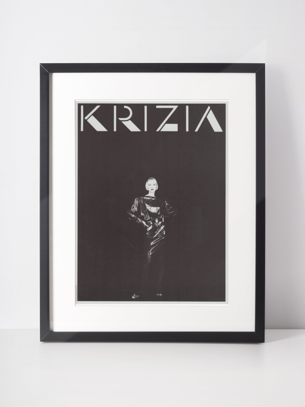 KRIZIA 1986 Vintage Print Advertisement Fashion 1980s Magazine Ad