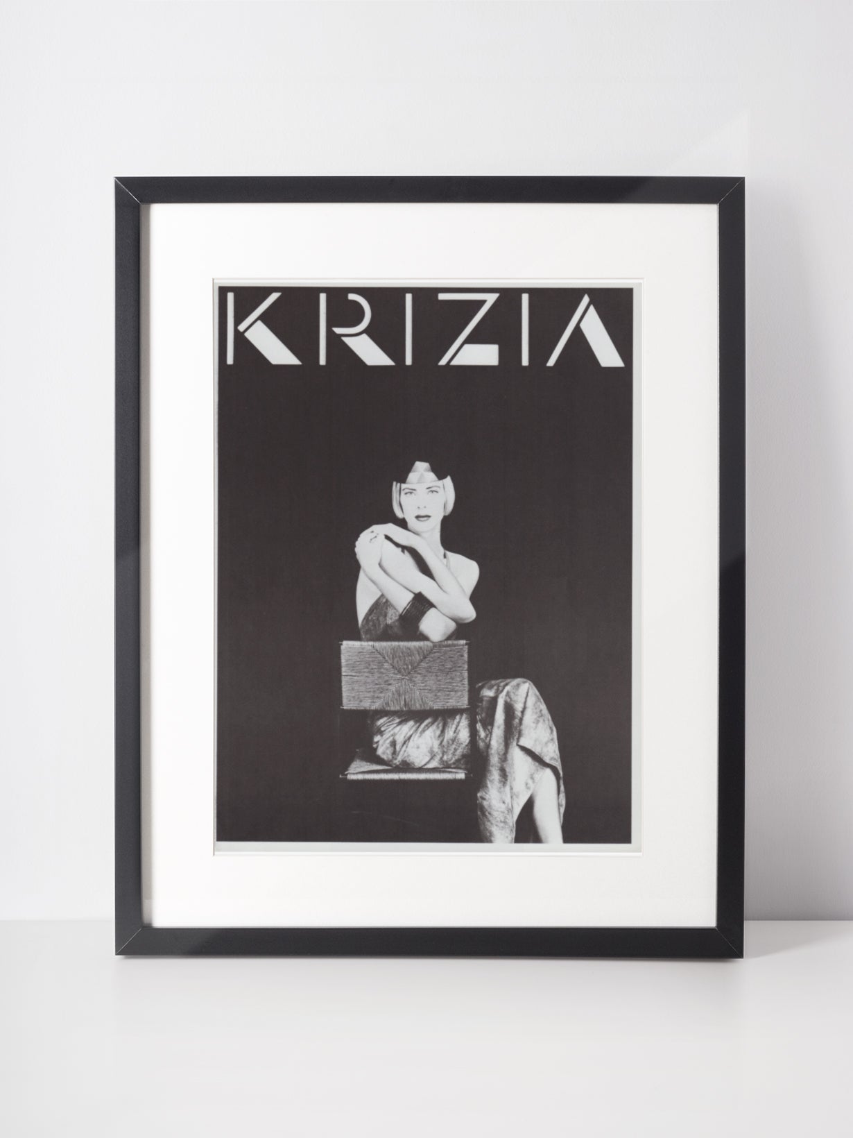 KRIZIA 1986 Vintage Print Advertisement Fashion 1980s Magazine Ad