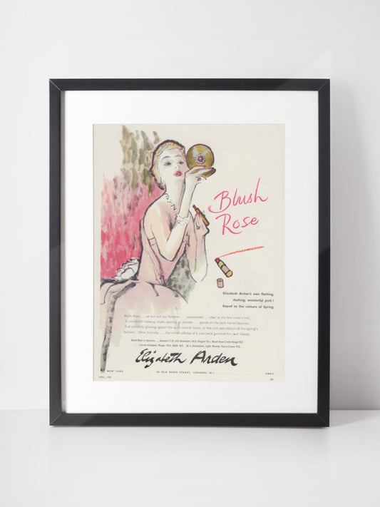 ELIZABETH ARDEN 1950 Vintage Print Advertisement Beauty Cosmetics