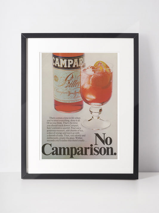 CAMPARI 1972 Vintage Advertisement 1970s Beverage Alcohol Print Ad
