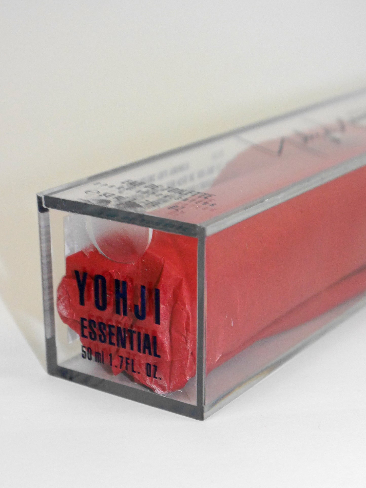 YOHJI YAMAMOTO Yohji Essential (1996) 50 ml Eau de Toilette EdT Natural Spray Vaporisateur 1990s Vintage Perfume Parfum