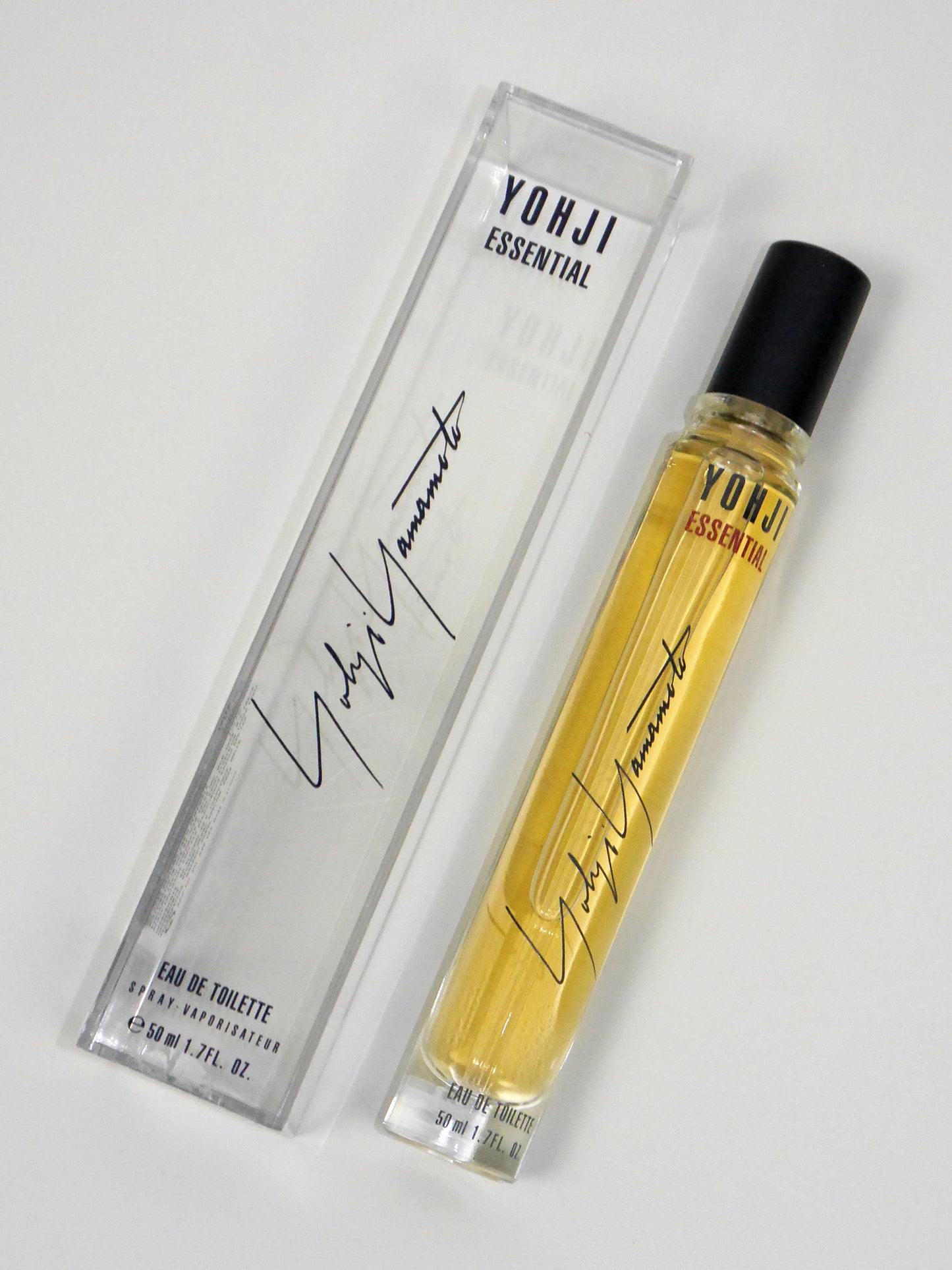YOHJI YAMAMOTO Yohji Essential (1996) 50 ml Eau de Toilette EdT Natural Spray Vaporisateur 1990s Vintage Perfume Parfum