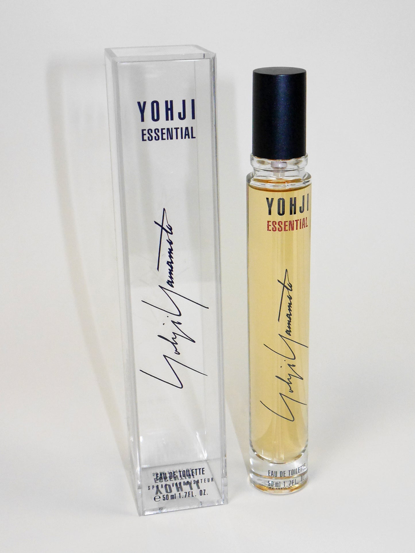YOHJI YAMAMOTO Yohji Essential (1996) 50 ml Eau de Toilette EdT Natural Spray Vaporisateur 1990s Vintage Perfume Parfum