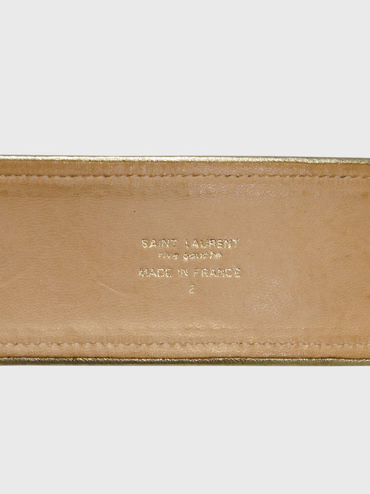 YVES SAINT LAURENT 1970s Vintage Russian Collection Belt