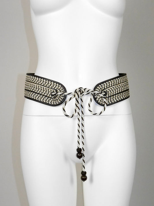 YVES SAINT LAURENT Spring 1977 Spanish Collection Vintage Belt Size S