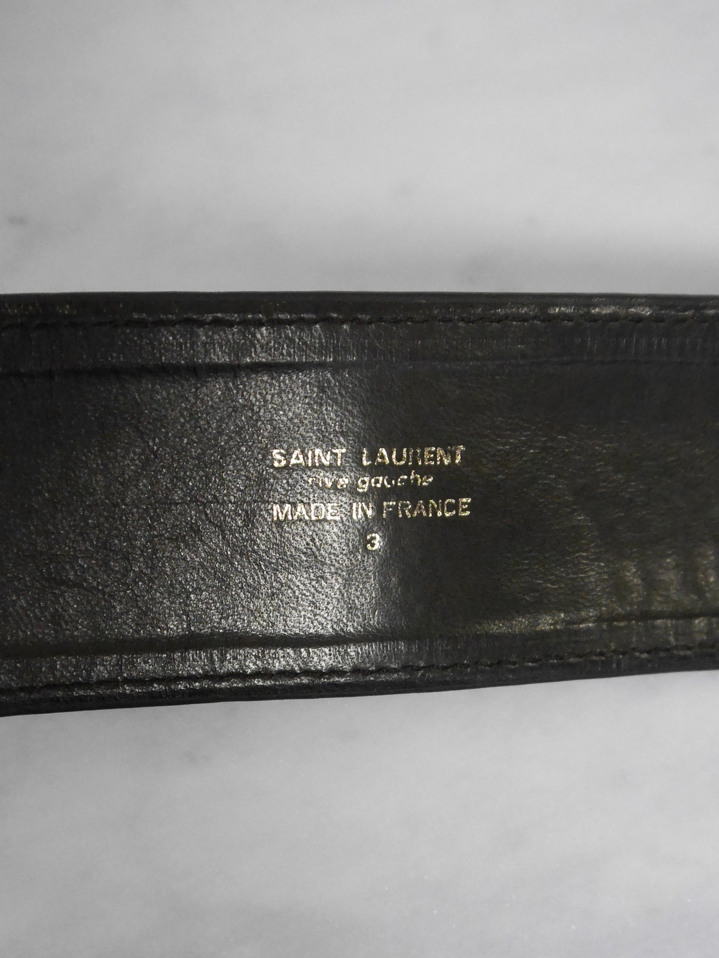 YVES SAINT LAURENT Spring 1977 Spanish Collection Vintage Belt Size S