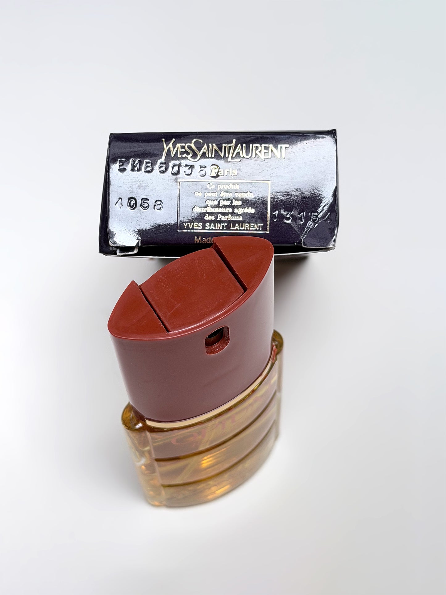 YVES SAINT LAURENT Opium (1977) 36 ml Eau de Toilette w/ Box Vintage Perfume Parfum Rare 1980s Version