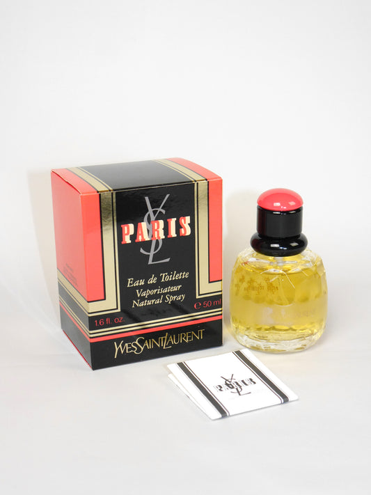 YVES SAINT LAURENT Paris (1983) 30 ml Eau de Toilette Natural Spray Vintage Perfume Parfum