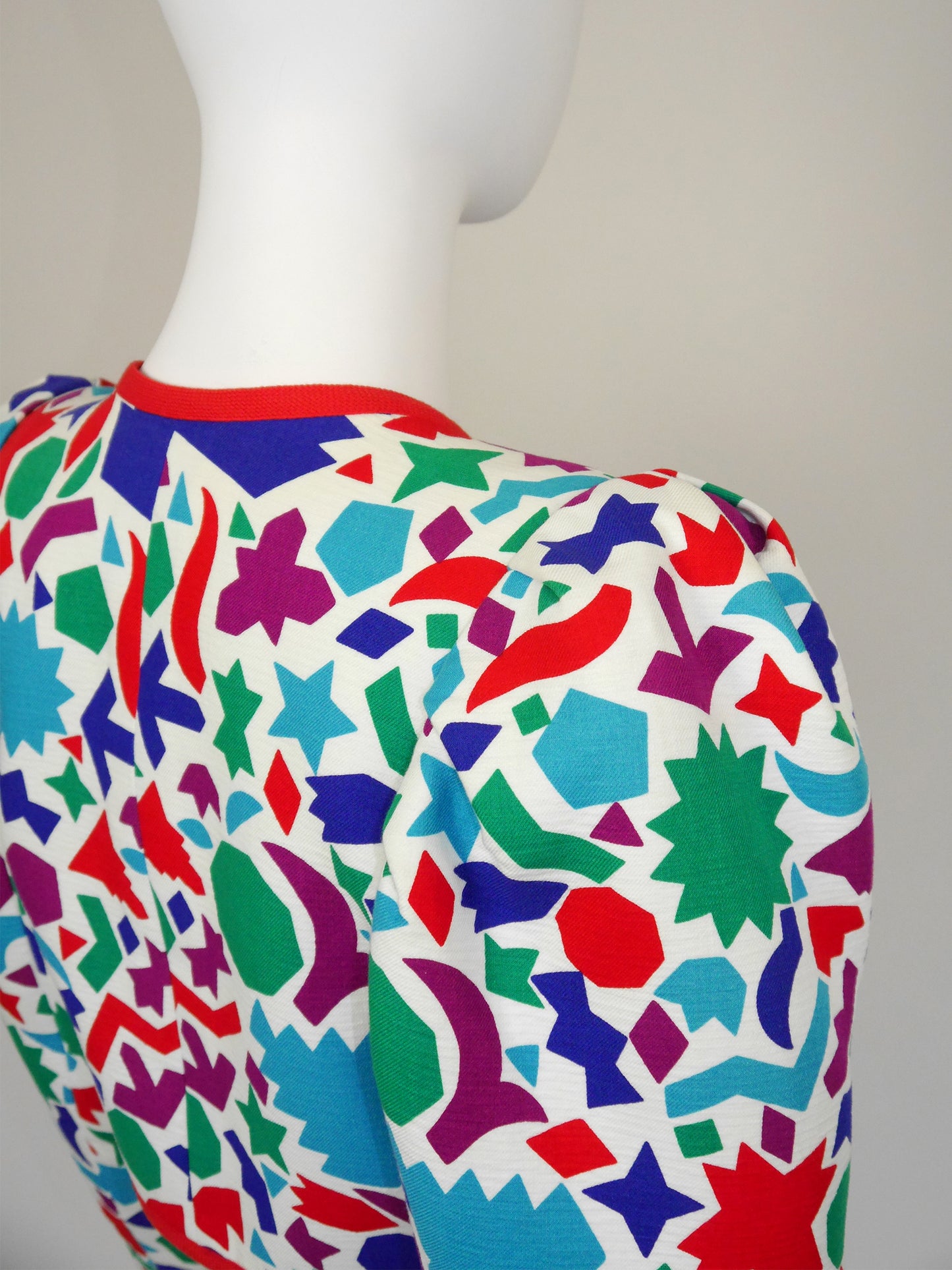 YVES SAINT LAURENT Spring 1983 Vintage Matisse Cropped Bolero Jacket Size XS-S