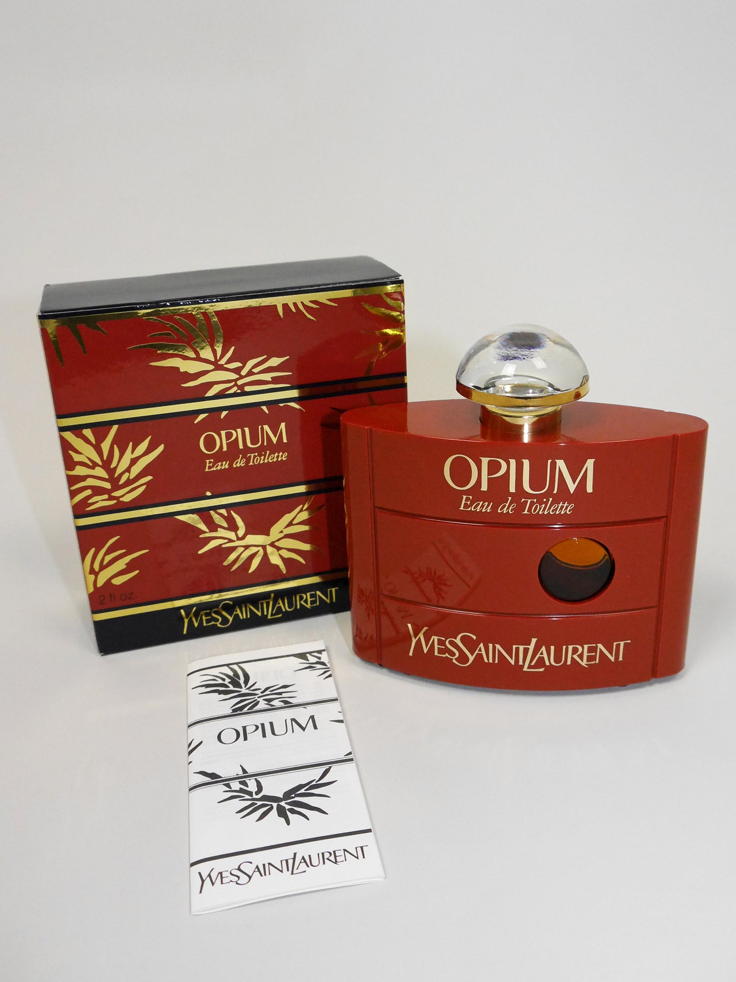 YVES SAINT LAURENT Opium (1977) 60 ml Eau de Toilette EdT Splash 1980s Vintage Perfume Parfum