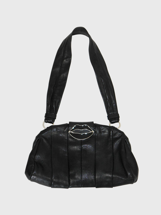 YVES SAINT LAURENT by Tom Ford Spring 2003 Vintage Dalí Lips Shoulder Bag Clutch
