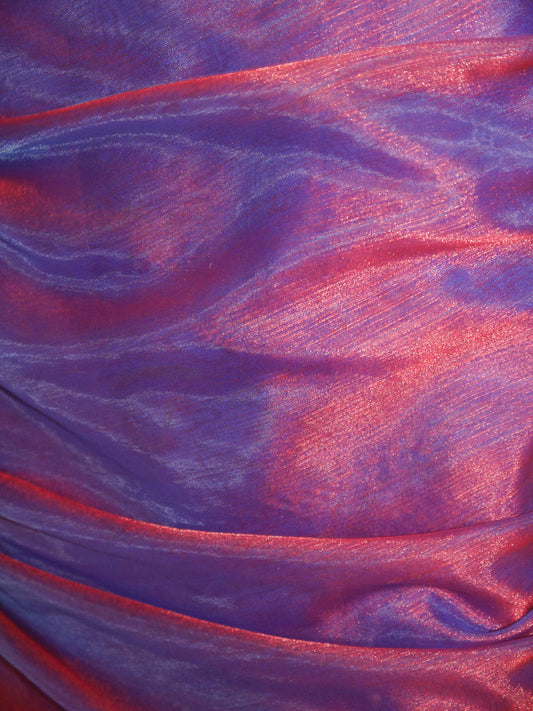 ANGELO TARLAZZI 1980s Vintage Iridescent Cocktail Dress