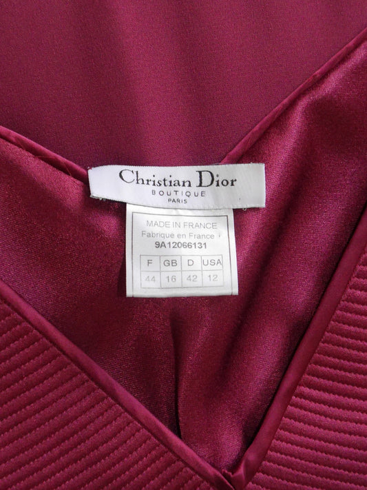 CHRISTIAN DIOR by John Galliano Fall 1999 Evening Dress w/ Sculptural Collar