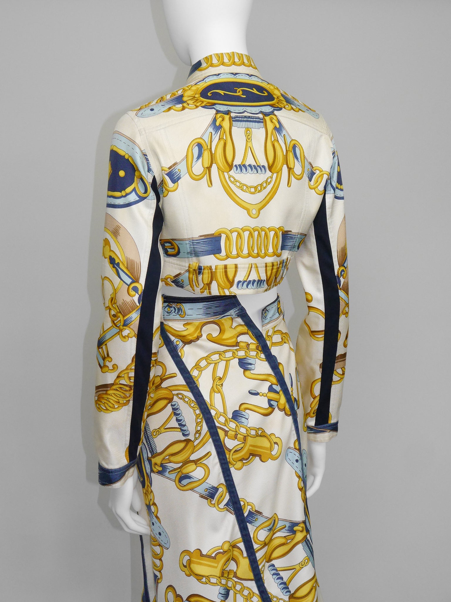 CHRISTIAN DIOR by John Galliano Spring 2000 Vintage Silk Jacket & Skirt Suit