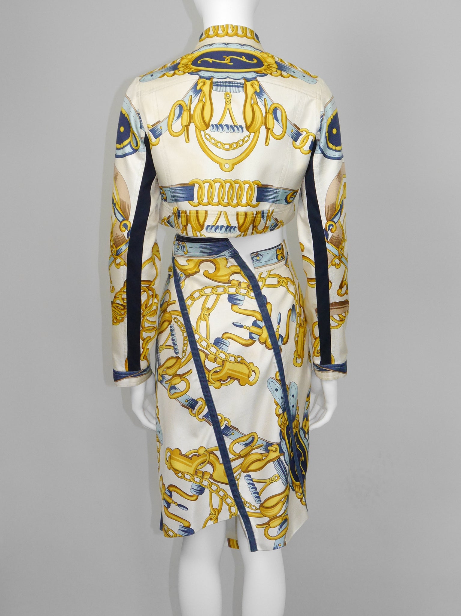 CHRISTIAN DIOR by John Galliano Spring 2000 Vintage Silk Jacket & Skirt Suit
