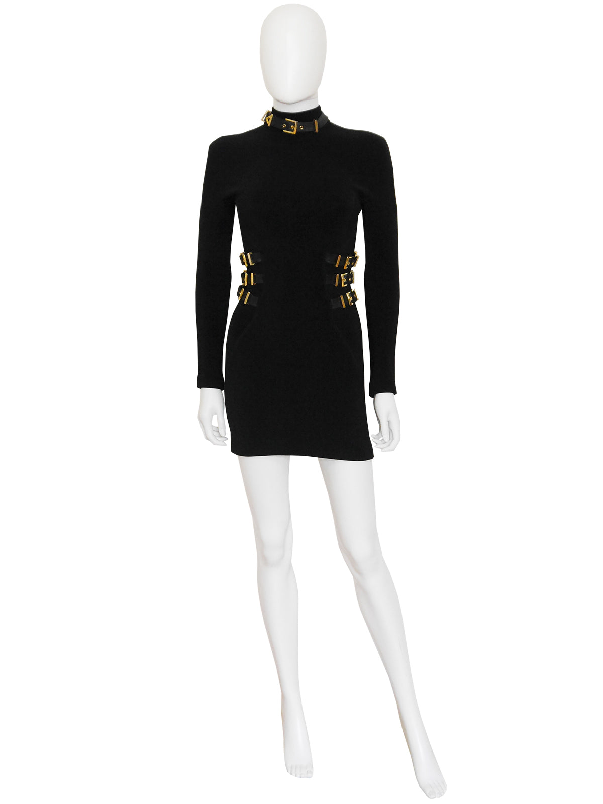 GIANNI VERSACE Couture Fall 1992 Vintage Bondage Dress