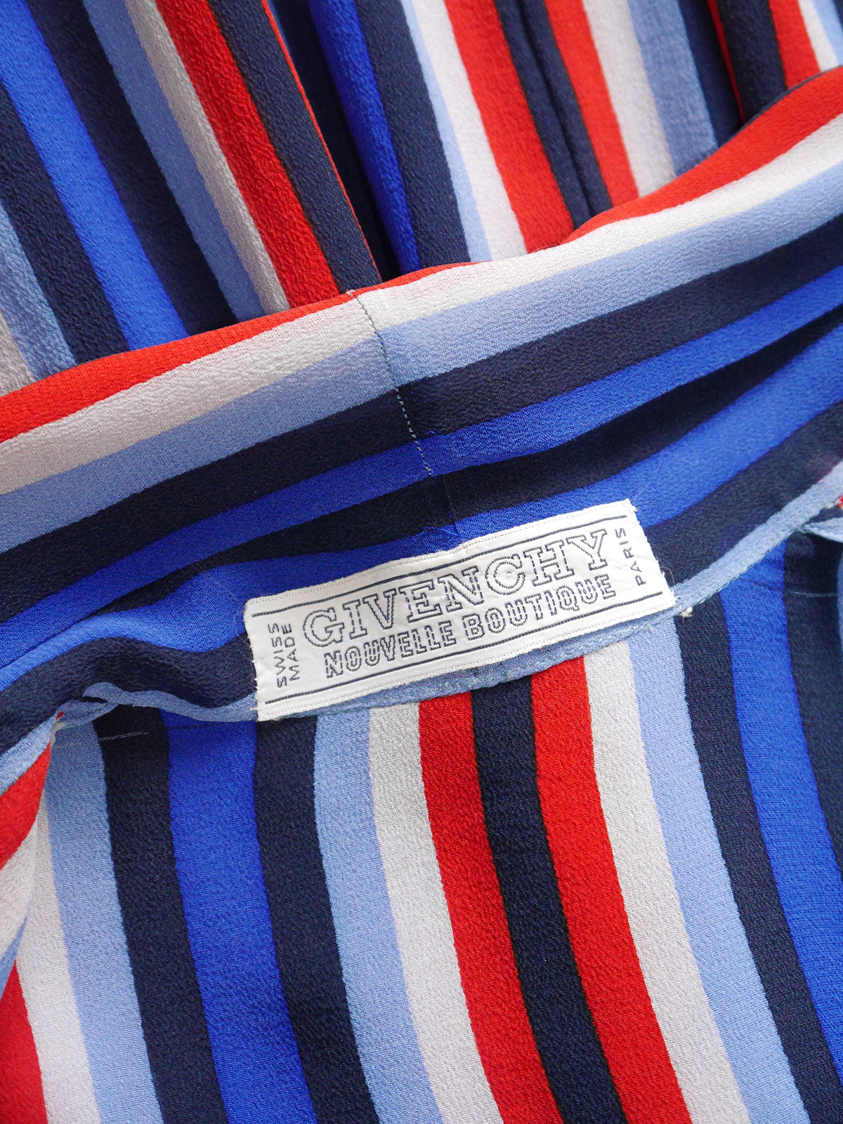 GIVENCHY Nouvelle Boutique 1970s Vintage Silk Maxi Dress