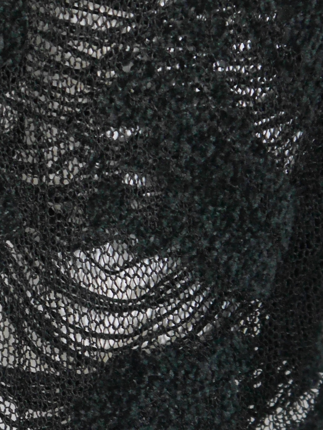 JOHN GALLIANO London Spring 1989 Vintage Distressed Chenille Knit Dress