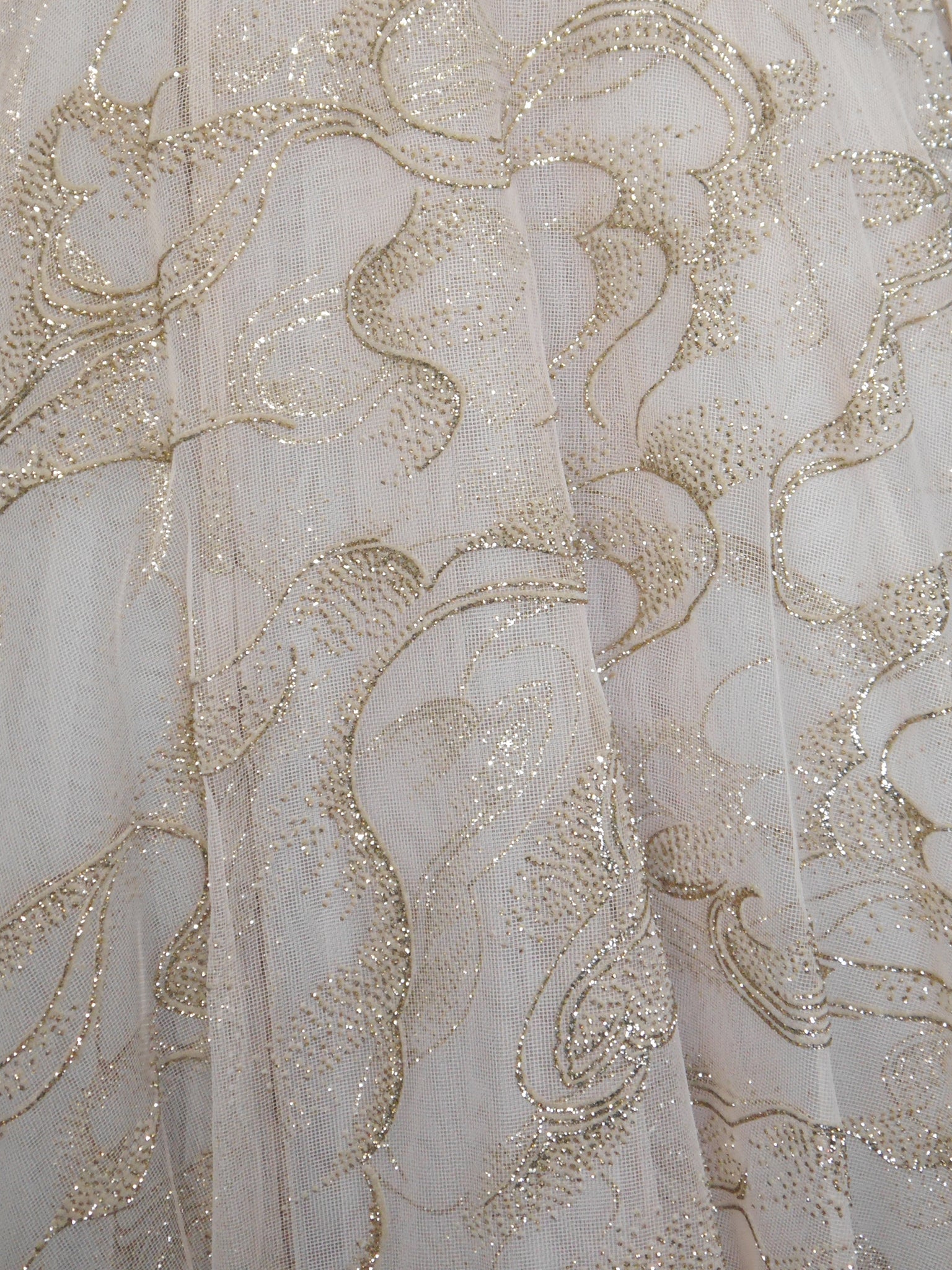 NINA RICCI 1990s Vintage Princess Ball Gown Evening Dress w/ Stole Size M