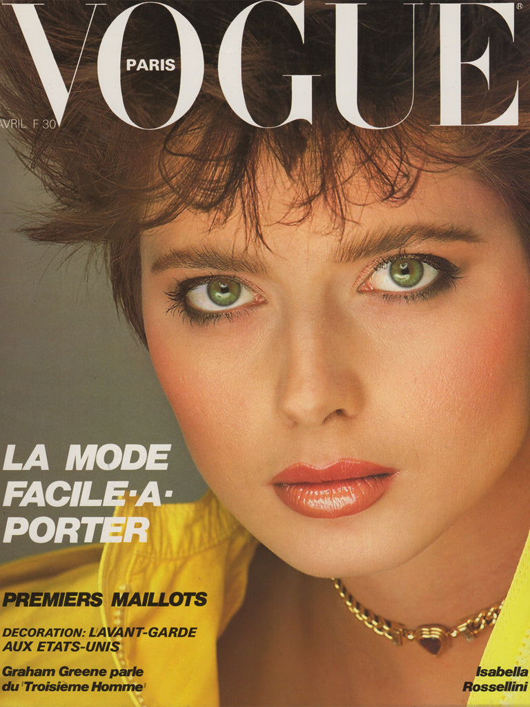 VOGUE PARIS April 1982 – VINTAGE VON WERTH