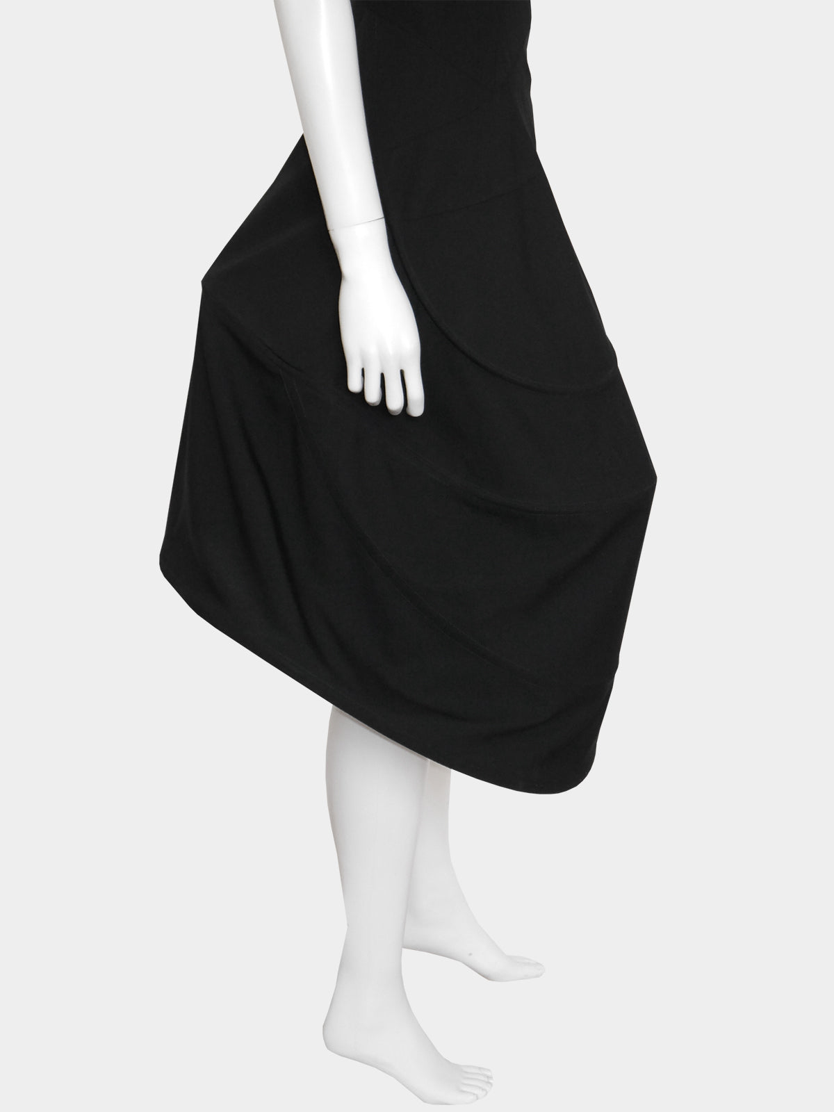 YOHJI YAMAMOTO Fall 1990 Asymmetrical Hoop Dress Size XS-S